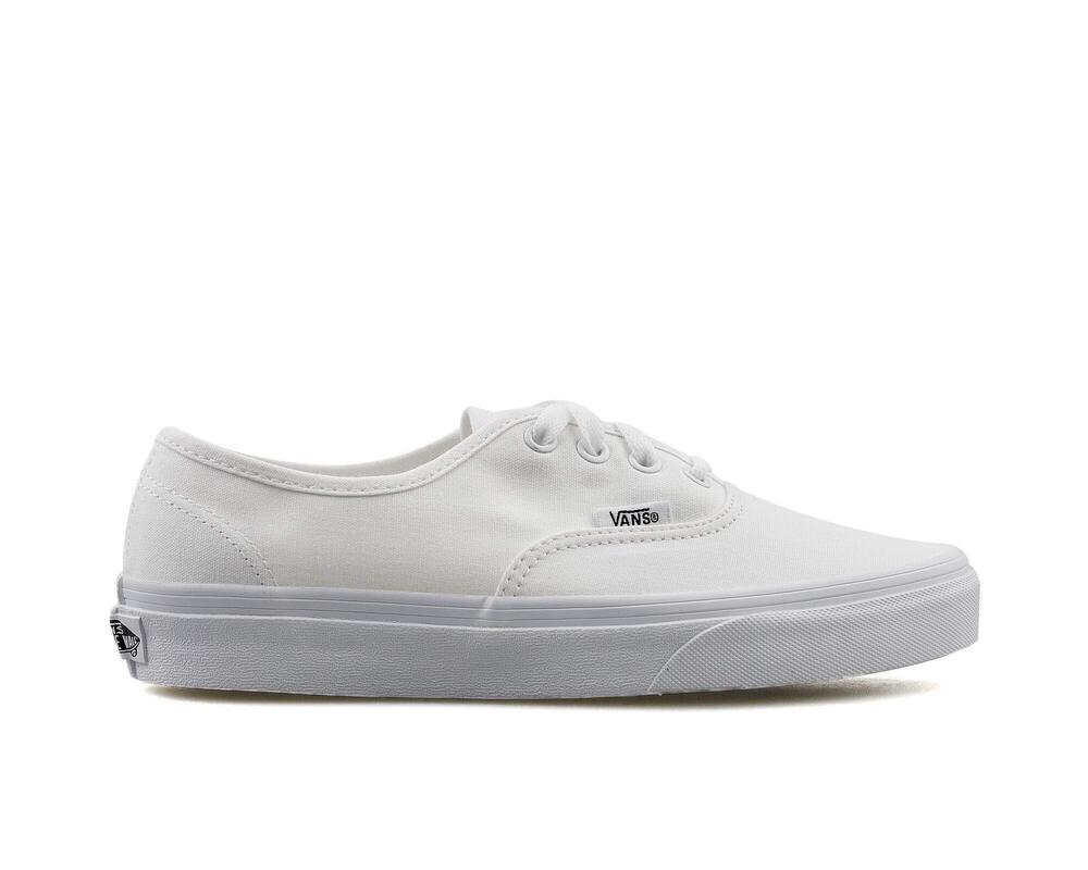 VANS VANS AUTHENTIC SKATE SHOES 7 (TRUE WHITE)